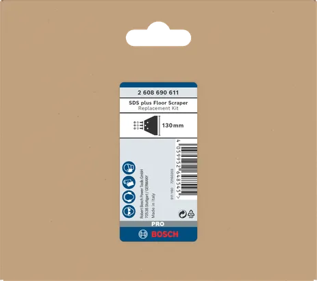 Bosch SDS plus gulvskraber udskiftningssæt 130 mm.
