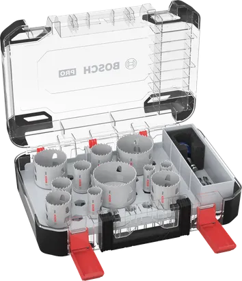 Bosch PRO Multi Material PC Plus hulsavsæt, 14 dele.
