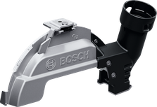 Bosch GDE 180-CG støvudsugningsskærm til stor vinkelsliber.