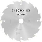 Bosch PRO Wood rundsavklinge 184 mm til træbearbejdning.