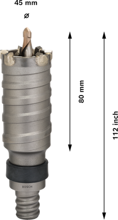 Bosch PRO SDS max-5 kerneskærer, 45 mm diameter.