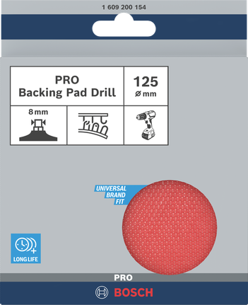 Bosch PRO bagskive 125 mm.