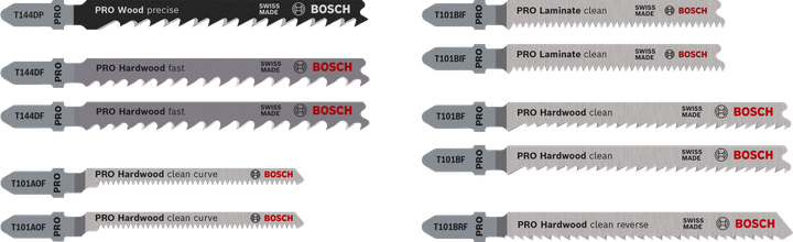 Bosch PRO Hårdttræs- og laminatsæt 83 mm 10 dele.