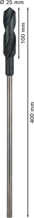 Bosch PRO Wood HSS installationsbor 25x400 mm.