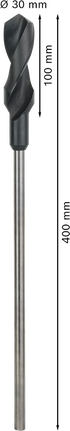 Bosch PRO Wood HSS installationsbor 30 x 400 mm.