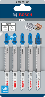 Bosch PRO Alu T127D stiksavklinger 100 mm 5 stk.