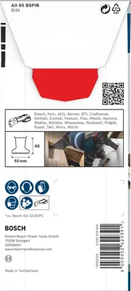 Bosch PRO AII 65 BSPIB multiværktøjsklinge 65×40 mm.