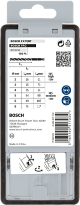 Bosch PRO Wood HSS dykspidsborsæt 7 dele.