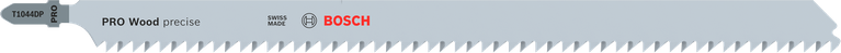 Bosch PRO Wood præcis T1044DP stiksavklinge, 250 mm.