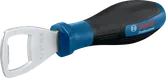 Bosch flaskeåbner med ergonomisk blåt håndtag.