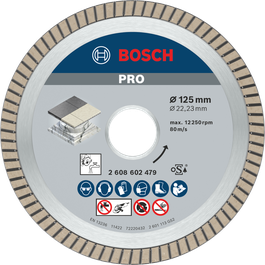 Bosch PRO keramisk diamantskive 125 mm til fliseskæring.