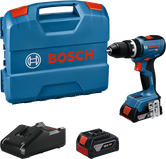 Bosch GSB 18V-65 akku-boremaskinesæt med kuffert.