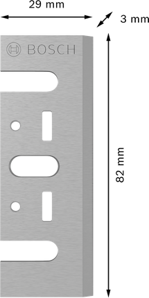 Bosch PRO høvlekniv 82x29x3 mm til jævn høvling.