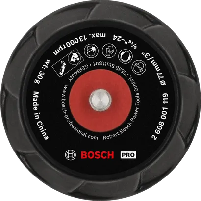 Bosch PRO slibeskive 77 mm mellemstor burrebånd.