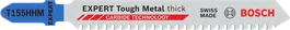 Bosch EXPERT Tough Metal T155HHM stiksavklinge til tykt metal.
