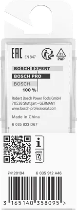 Bosch PRO fræser 3/8″ planforsænket kant.