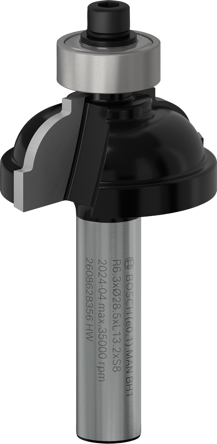 Bosch PRO fræserbit klassisk hul, 8 mm skaft.