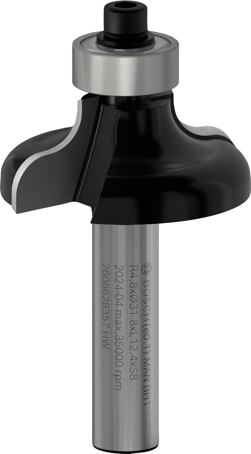 Bosch PRO fræserbit Ogee-filet 4,8 mm radius.