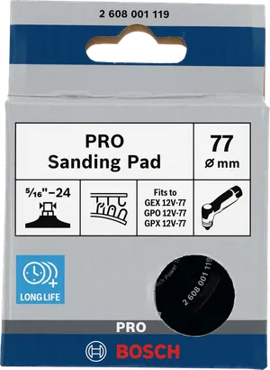 Bosch PRO slibeskive 77 mm velcro.