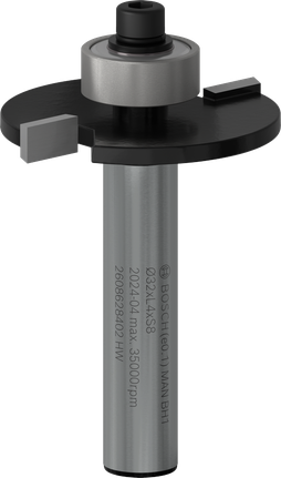 Bosch PRO fræserbit, kærv, 8 mm skaft, 32 mm diameter.