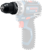 Bosch GFA 12-M FlexiClick-adapter til bore-/skruetrækkere.