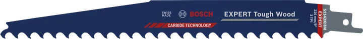Bosch EXPERT Tough Wood bajonetsavklinge med hårdmetalfortænder.