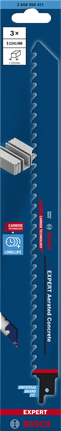 Bosch EXPERT bajonetsavklinge til porebeton S1241HM, 3 stk.