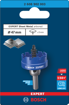 Bosch 47 mm hulsav til metalplader.