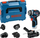 Bosch GSR 12V-32 FC akku-boremaskinesæt med tilbehør.