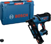 Bosch EXNH18V-90MR batteridrevet sømpistol med bærekuffert.