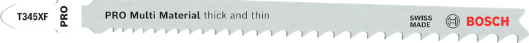 Bosch PRO Multi Material T345XF stiksavklinge til tykt og tyndt.