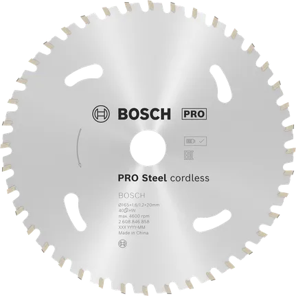 Bosch PRO Steel akku-rundsavklinge 165 mm.