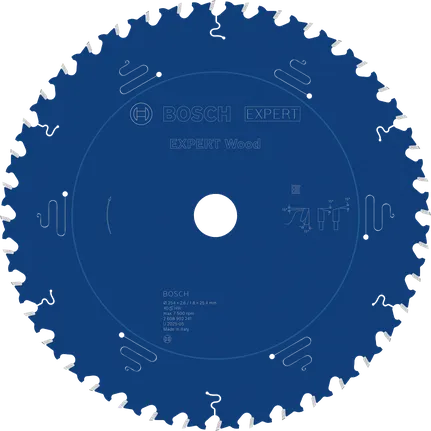 Bosch EXPERT Wood rundsavklinge, 254 mm 40T.