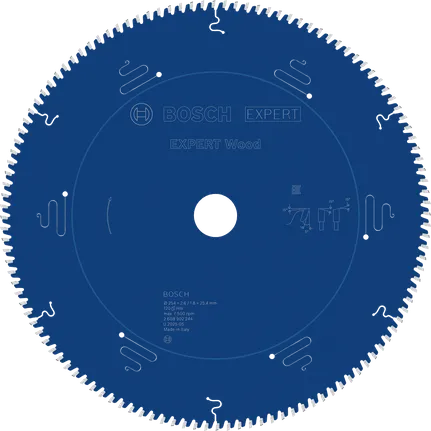 Bosch EXPERT Rundsavklinge til træ, 254 mm, 120 tænder.