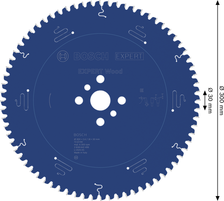 Bosch EXPERT trærundsavklinge 300 mm T72.