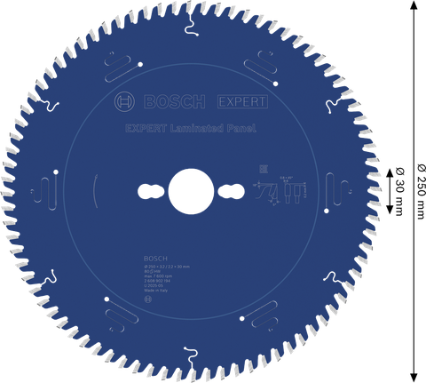 Bosch EXPERT rundsavklinge til lamineret panel 250 mm.