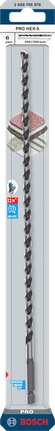 Bosch PRO HEX-5 6x250x300 mm borehoved.