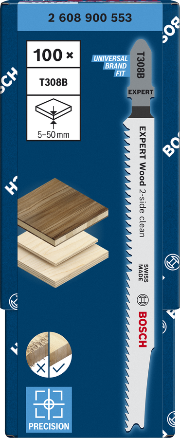EXPERT Wood 2-side clean T308B
