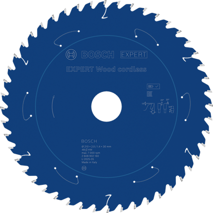 Bosch EXPERT Wood akku-rundsavklinge, 48 tænder.