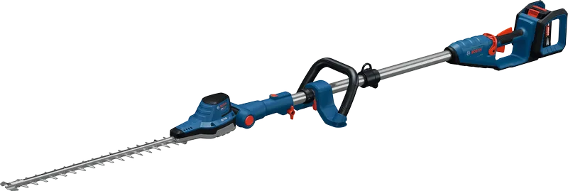 Bosch GHE18V-50FP batteridrevet hækkeklipper med teleskophåndtag.