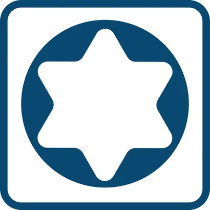 Skruetrækkersæt SL/PH/PZ/TX, 6 stk., Professional