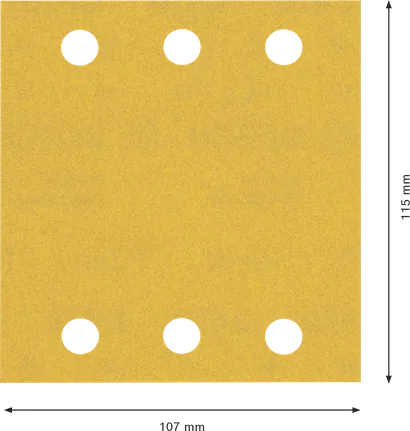 Bosch EXPERT C470 sandpapirark 115x107 mm G240.