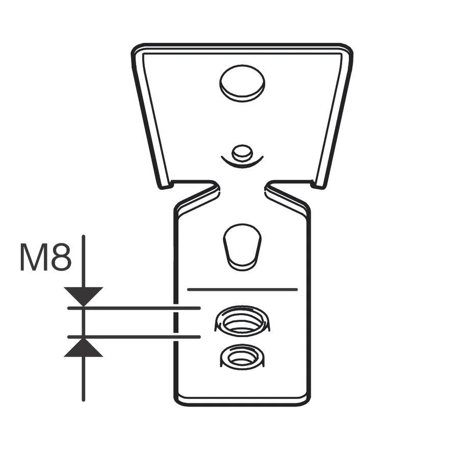 PRO FMI-M6/M8 Metalbøjle