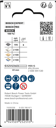Bosch Multi Material hulsav med aksel 44 x 40 mm.