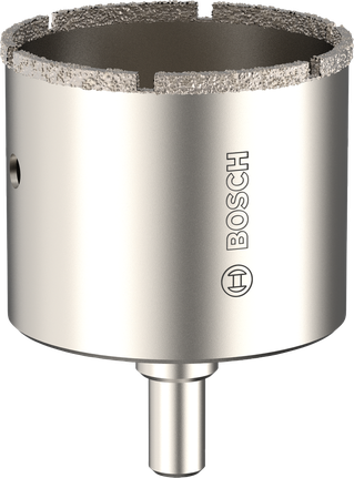 Bosch fliser hulsav med aksel, 60 x 40 mm.
