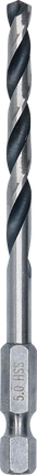Bosch Metal HSS spiralbor 5 mm sekskantskaft.