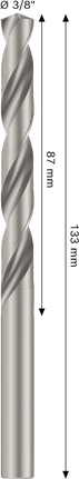 Bosch PRO Metal HSS-G 3/8 tommer spiralbor.