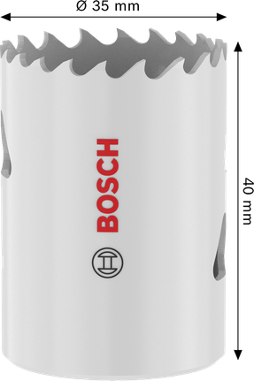 Bosch gevindhulsav til flere materialer 35 x 40 mm.