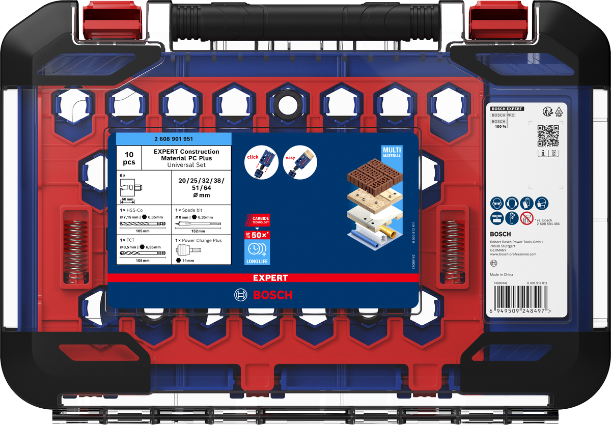 EXPERT Construction Material PC Plus universalsæt