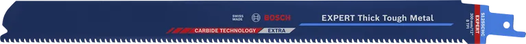 Bosch EXPERT tyk, robust metal-bajonetsavklinge.